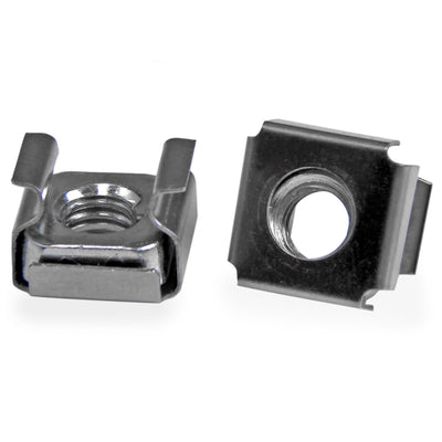 StarTech.com 50 écrous-cages M6 pour armoire de serveur - Écrous pour rack (