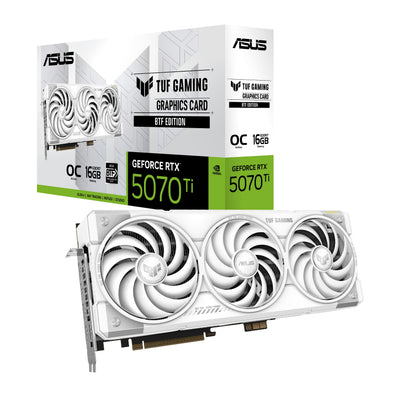 ASUS TUF Gaming GeForce RTX ™ 5070 Ti 16GB GDDR7 BTF White OC Edition