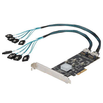 Carte PCIe 8 ports SATA StarTech.com, adaptateur d'expansion 6Gbps PCI Express