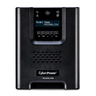 Système onduleur sinewave intelligent CyberPower PR1500LCDN, 1500VA/1500W, 8 P
