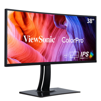 ViewSonic VP3881A 38-Inch IPS WQHD+ Curved 21:9 Monitor with 100% sRGB