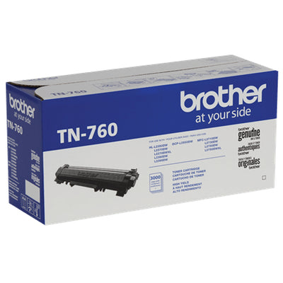 Brother TN760 High-Yield Black Toner Cartridge