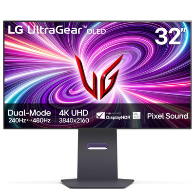 LG 32GS95UE-B 32'' Ultragear™ OLED Gaming Monitor with UHD Display Dua