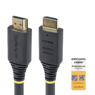 Câble HDMI haute vitesse premium certifié StarTech.com 25pi (7,6m), 4K 6