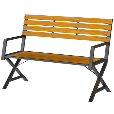 Outdoor Garden Bench, 2-Person Garden Seating