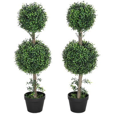Ensemble de 2 arbres artificiels de 36,1