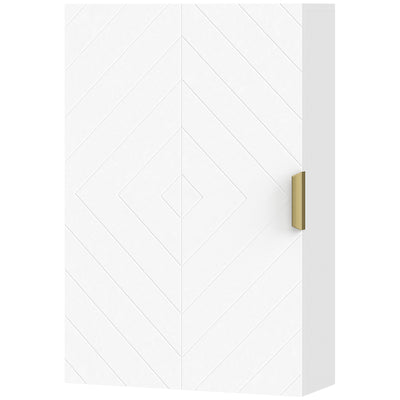 Bathroom Medicine Cabinet, Modern Wall Cabinet with Adjustable Shelves and Single Door for Laundry Room