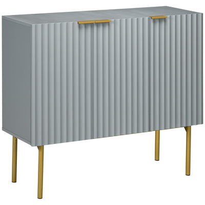 Modern Storage Cabinet Sideboard Buffet Cabinet with Gold Legs for Living Room Dining Room Hallway