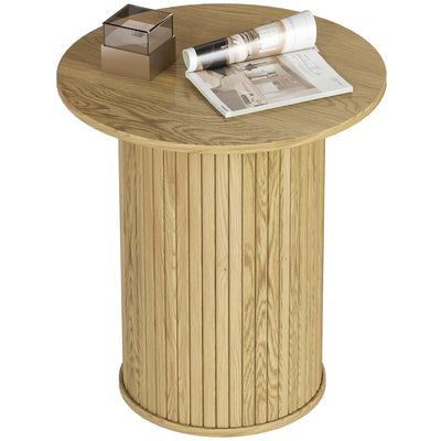 Table d'appoint ronde, table de nuit étroite pour petits espaces