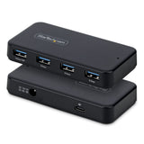 StarTech.com 4-Port USB-A Hub, 5Gbps, Self-Powered, 2-in-1 USB-C and U