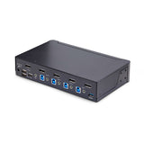 StarTech.com Commutateur KVM DisplayPort 4 ports, 8K 60Hz / 4K 144Hz, Simple