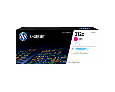 Cartouche de toner LaserJet HP 212X magenta grande capacité authentique