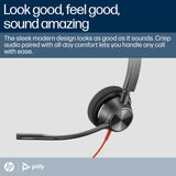 Casque USB-C monaural HP Poly Blackwire 3310