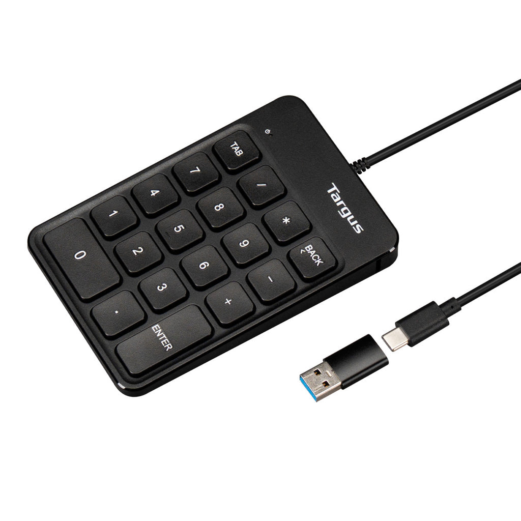 Targus AKP13GL Pavé numérique universel USB Noir