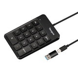 Targus AKP13GL Pavé numérique universel USB Noir
