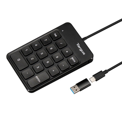 Targus AKP13GL Pavé numérique universel USB Noir