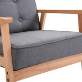 Fauteuil d'appoint du milieu du siècle, moderne, en tissu capitonné, dossier touffeté, siège de salon