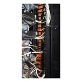 APC NetShelter gestion de câbles, gestionnaire de câbles vertical, couvercles articulés