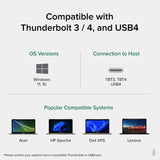 Câble de transfert Windows Plugable Technologies 6,6 pi (2 m), Thunderbolt 1