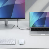 Câble USB4 3pi Noir Certifié USB-IF 8K120/DP2.1/240W/80GBPS