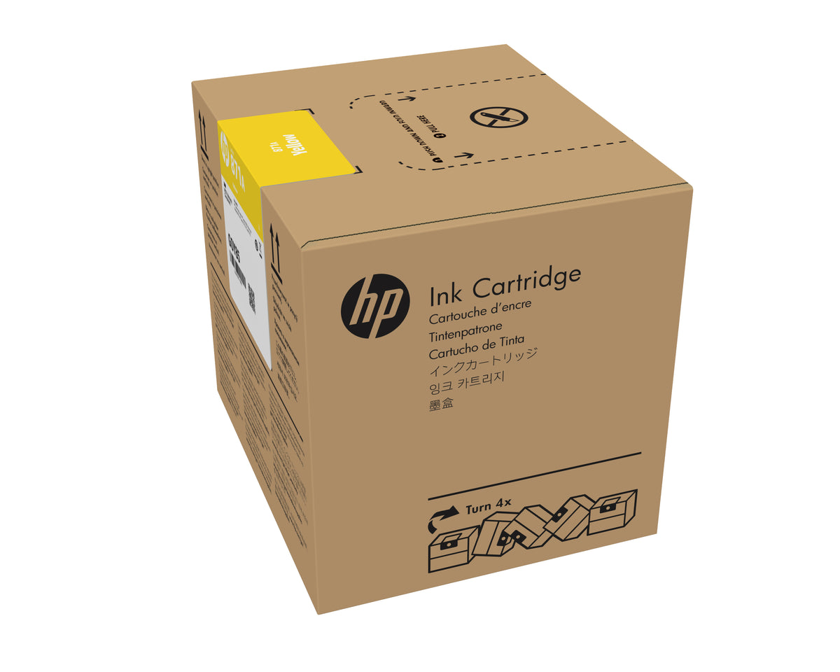 Cartouche d'encre latex HP 871A 3 litres jaune