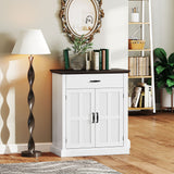 Buffet Bahut, Meuble de Rangement Moderne avec 2 Portes et Tablette Ajustable