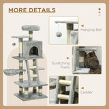 52 Inch Large Cat Tree for Indoor Cats