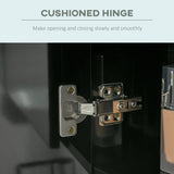 Bathroom Mirror Cabinet with LED and Adjustable Shelves