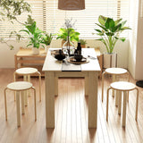 Round Stackable Chairs Set of