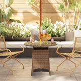 Table Patio Ronde Extérieure 31,5