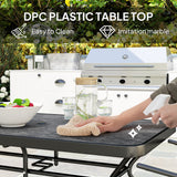 Rectangle Outdoor Dining Table for 6, with 1.7