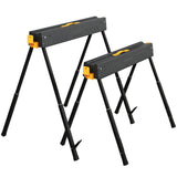Mitre Saw Stands, Sawhorses with Height Adjustable Legs, 2x4 Bracket