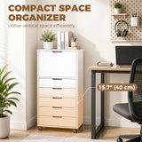 File Cabinet on Wheels Mobile Printer Stand with