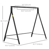 Metal Swing Stand Swing Frame, Hanging Chair Stand Only, 528 LBS Weight Capacity