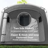 Bike Storage Shed Tent, Portable and Waterproof with 210D Oxford Fabric and Carry Bag for 3-4 Bicycles