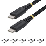 StarTech.com 5-Pack 3ft (91cm) USB-C Charging Cable, 60W (3A) PD, Dual