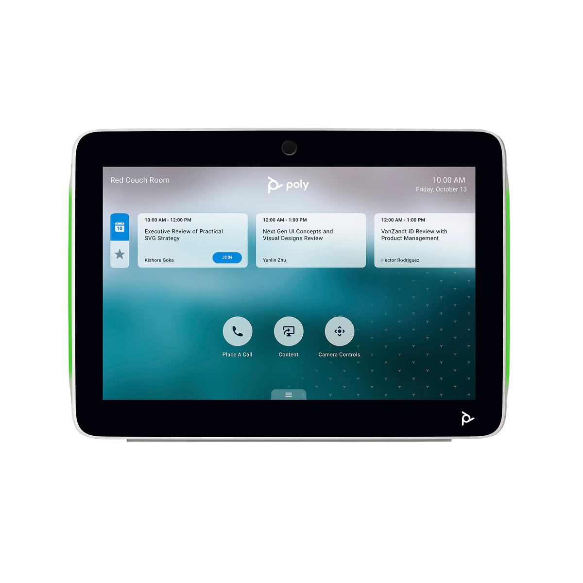 Contrôleur tactile blanc HP Poly TC10 - Écran de 10,1 pouces