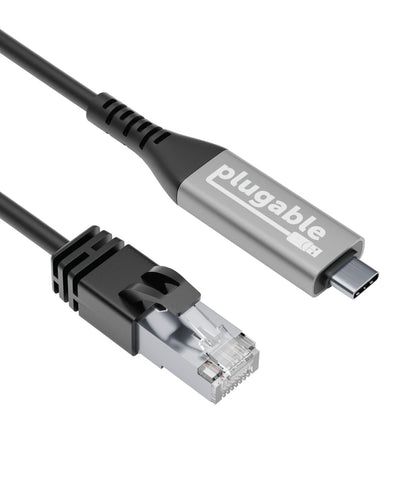 Plugable Technologies USBC-E1000-2M networking cable Black