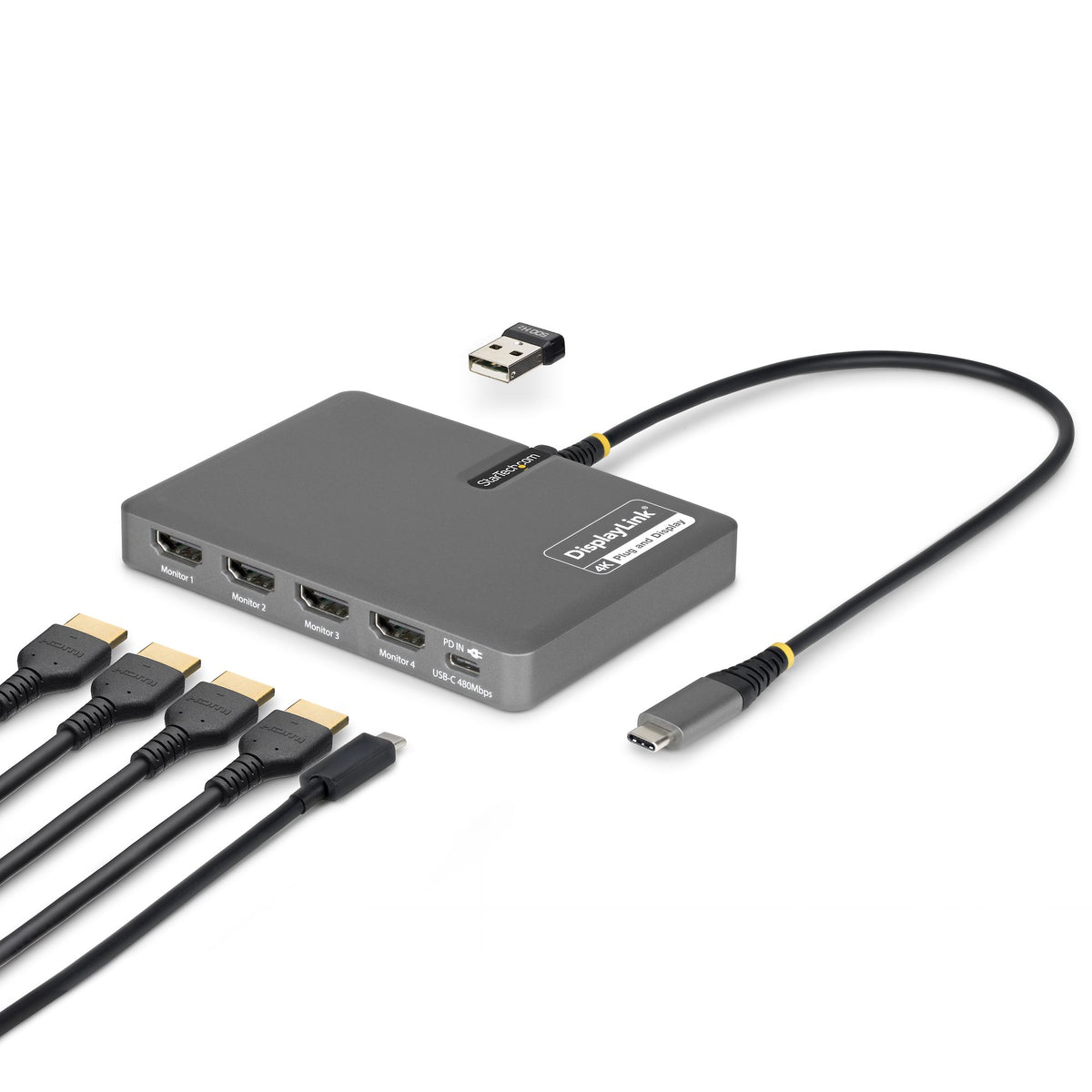 Adaptateur 4 ports USB-C vers HDMI