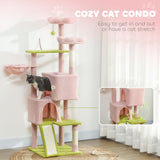 Flower Cat Tree with Sisal Scratching Posts