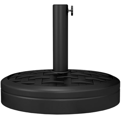 40lbs. Concrete Umbrella Base with Rattan Effect