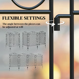 Panneaux de Clôture Métal pour Jardin, Ensemble de 4