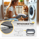 Pet Sofa Bed for Large Dogs with Removable Cushion