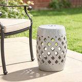 Tabouret de jardin céramique 12,4