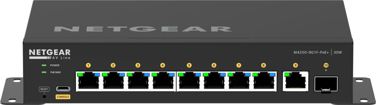 NETGEAR AV Line M4250-9G1F-PoE