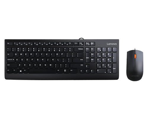 Lenovo 300 keyboard Mouse included Universal USB QWERTY US English Bla