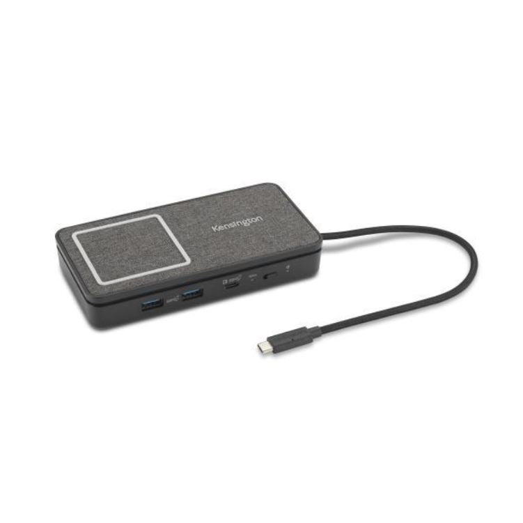 Kensington SD1700P USB-C Dual 4K Portable Mobile Dock with Qi Charging