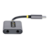 Séparateur d'écouteurs StarTech.com USB-C, adaptateur double casque USB Type C