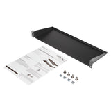 StarTech.com 1U Server Rack Shelf, Universal Rack Mount Cantilever Tra