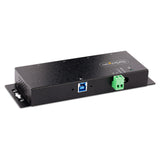 StarTech.com 4-Port Industrial USB 3.0 5Gbps Hub, Rugged USB Hub with